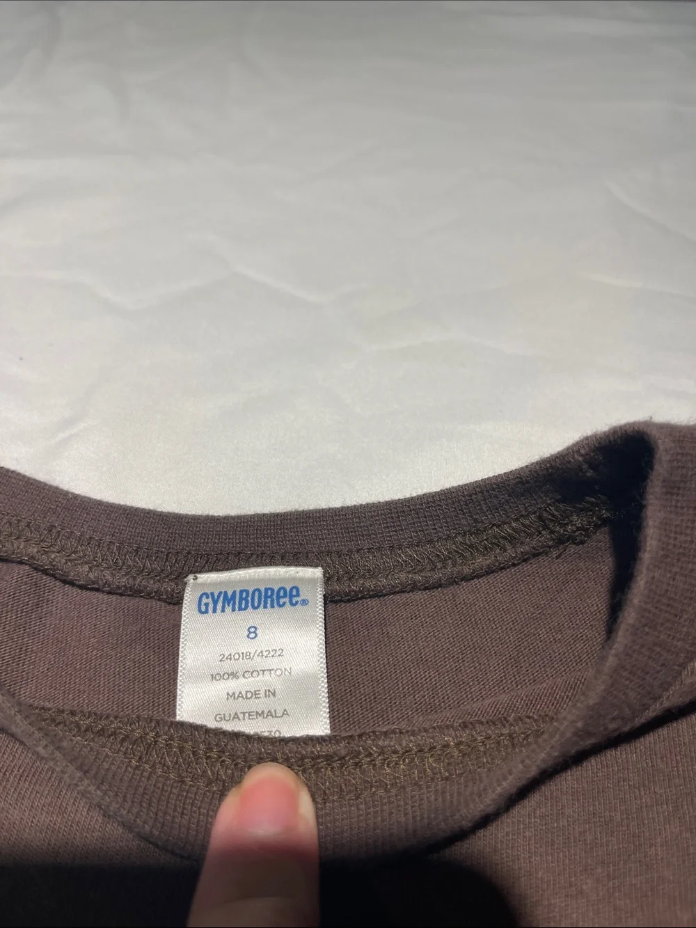 Gymboree Brown Long-Sleeve Tee with Light Blue Helicopter Graphic